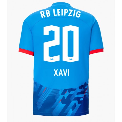 Pánský Fotbalový dres RB Leipzig Xavi Simons #20 2023-24 Třetí Krátký Rukáv